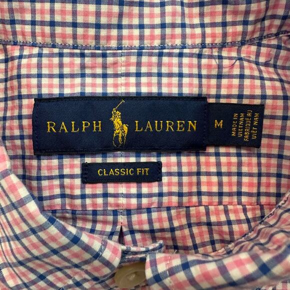 Ralph Lauren Polo Button Front Plaid Classic Fit Dress Shirt. - Picture 4 of 6